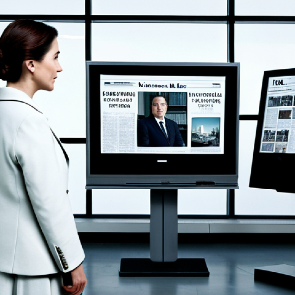 **Prompt 1: The Evolution of Advertising**
    A professional female advertising executive, mid-30s, wearing a modest business suit and appropriate attire. She is standing in a modern, dual-themed office space. On the left, she is observing an antique television displaying a vintage black-and-white commercial and a traditional newspaper spread with a print advertisement. On the right, her attention is on a translucent, holographic interface showcasing complex digital data visualizations, real-time ad metrics, and multiple mobile screens displaying targeted content. The environment seamlessly transitions from a classic aesthetic to a high-tech, minimalist design. The lighting is professional and clean, highlighting both the historical and futuristic elements.
    perfect anatomy, correct proportions, natural pose, well-formed hands, proper finger count, natural body proportions, fully clothed, modest clothing, appropriate attire, professional dress, safe for work, appropriate content, family-friendly, high quality, detailed, realistic photography.