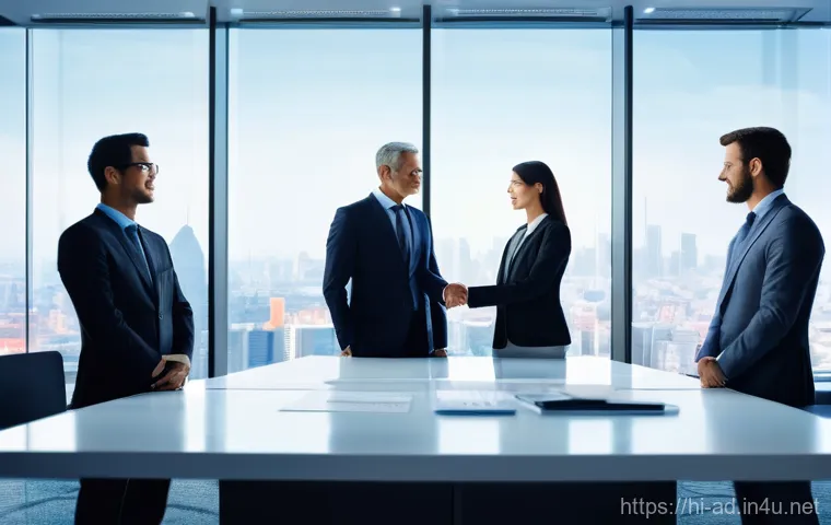 광고홍보사와 광고주 신뢰 구축법 - **Prompt: Accountability and Creative Problem-Solving**
    "An advertising agency team, composed of...