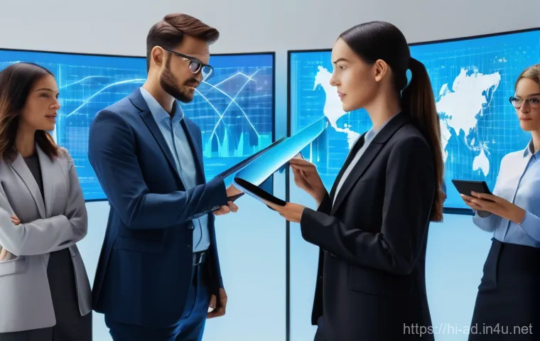 광고홍보사 실기 시험 준비법 - **Prompt 1: The Evolution of Advertising: From Traditional to Digital**
    "A vibrant, split-image ...