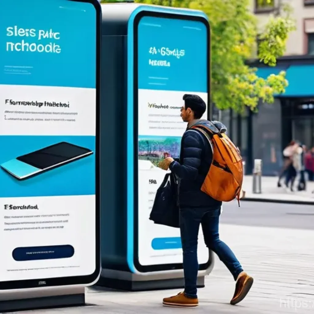 광고홍보사와 광고 디자인 트렌드 - **AI-Powered Hyper-Personalized Advertising in an Urban Setting:**
    "A vibrant, optimistic, and f...