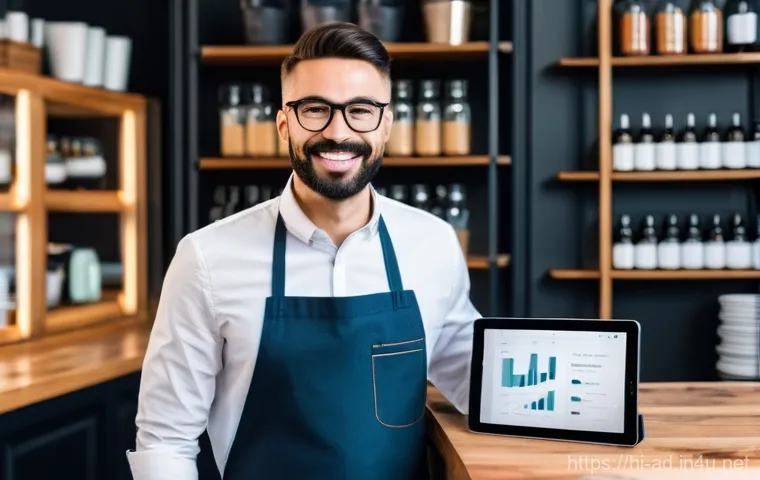 광고홍보사와 광고 성과 최적화 - **Subject:** A focused, professional woman in her early 30s, dressed in a smart, business-casual out...