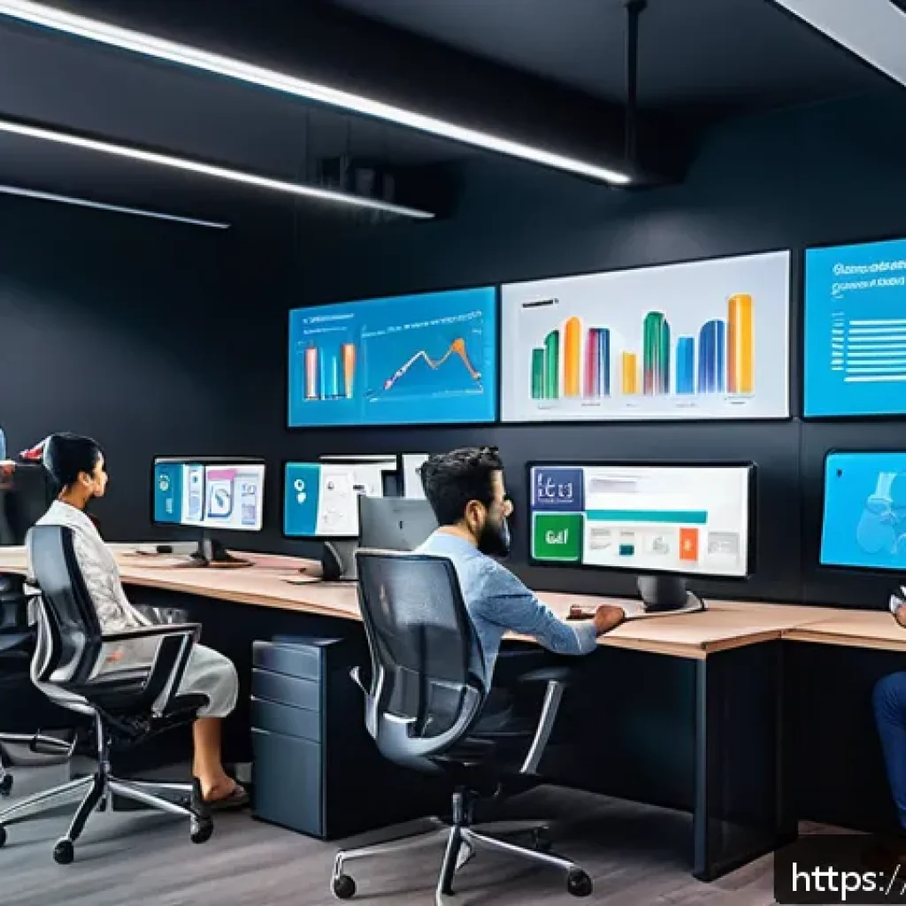 광고홍보사와 고객 중심 브랜딩 전략 - A modern Indian marketing agency office scene showing a diverse team of young professionals analyzin...