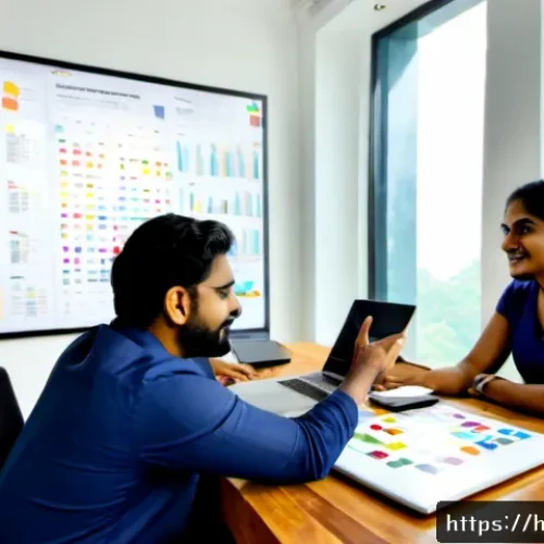 Home 17 광고홍보사와 협업하는 직무들 - Photorealistic modern advertising campaign planning meeting in a Mumbai creative agency, Indian Hind...
